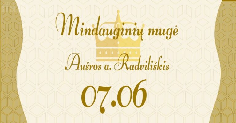 Radviliškio Aušros aikštėje vyksta mugė Mindaugo karūnavimo dienai paminėti