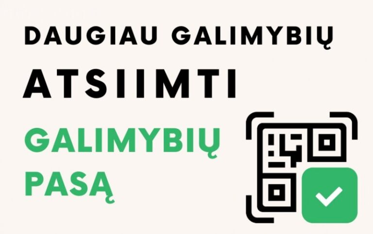 Galimybių pasą jau galima atsiimti pašte, „Sodroje“ ir vaistinėse