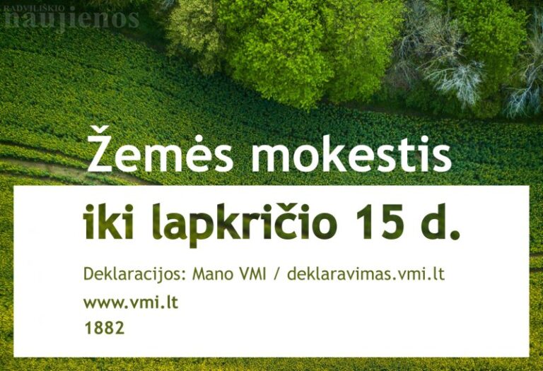 Prasideda žemės mokesčio deklaravimas: sumokėti reikia iki lapkričio 15 dienos