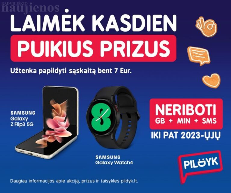 Kalėdinės „Pildyk“ dovanos – kasdien! Nuo neriboto plano metams iki „Samsung“ išmaniųjų