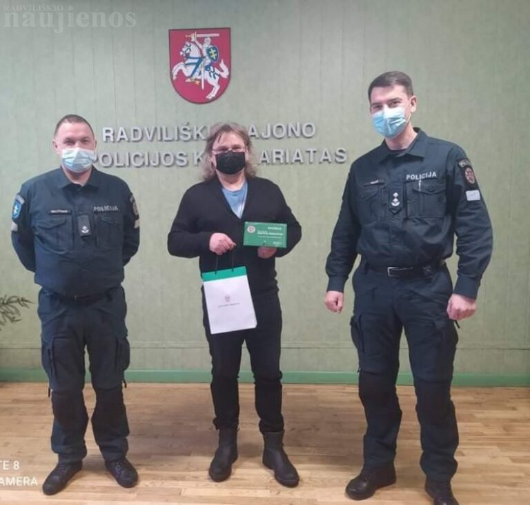 Radviliškio policija padėkojo savo rėmėjams ir pagalbininkams