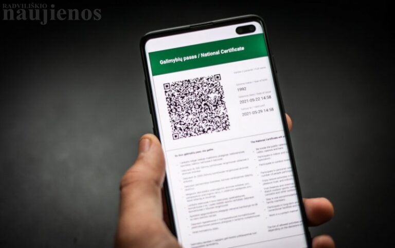 Nuo vasario 5 dienos laidojamas galimybių pasas