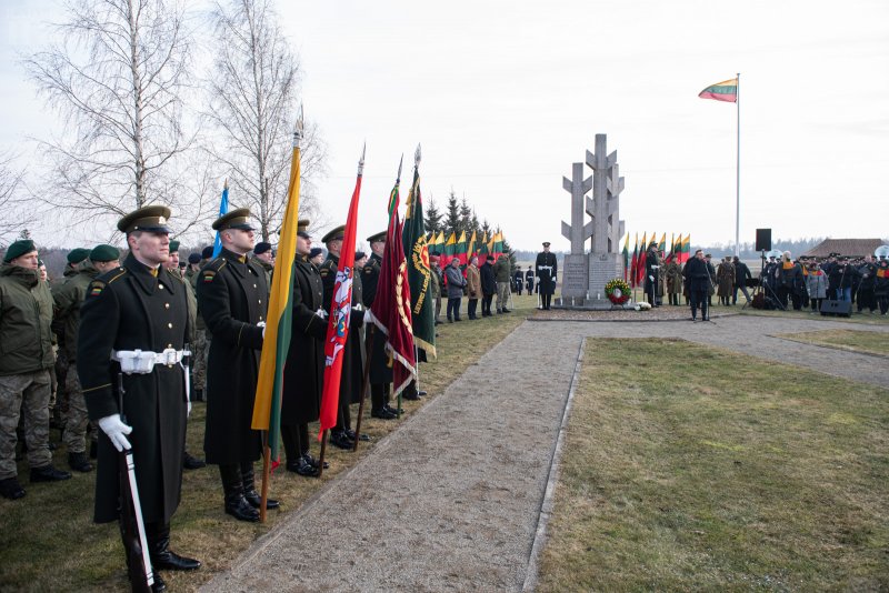Renginyje dalyvavę istorijos rekonstruktorių klubo „Partizanas“ nariai