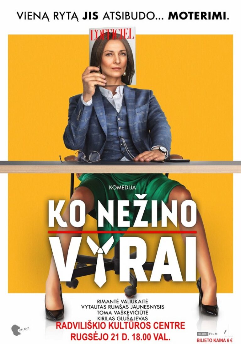 Komedija „Ko nežino vyrai“