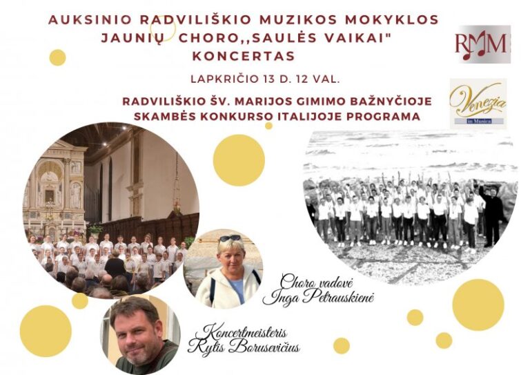 Auksą Radviliškio chorui atnešusi programa skambės ir Radviliškio bažnyčioje