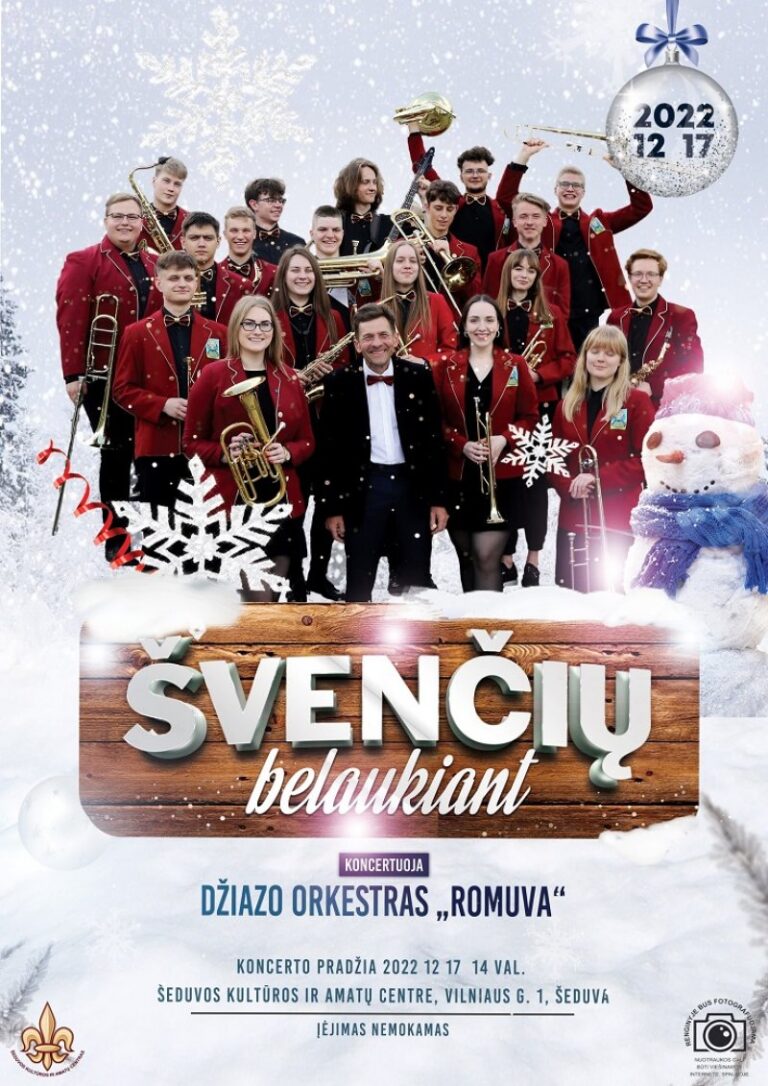 Šeduvoje – nemokamas džiazo orkestro koncertas „Švenčių belaukiant“