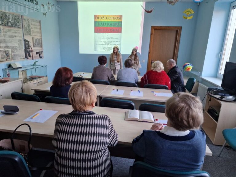 Radviliškio bibliotekoje – protmūšis apie lietuvių kalbą