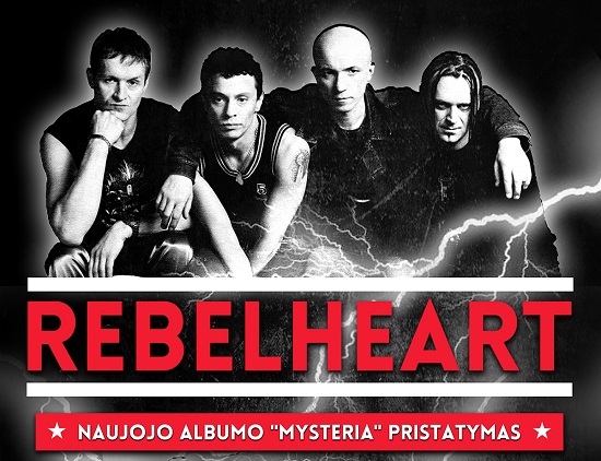 Grupė REBELHEART pristato naująjį albumą