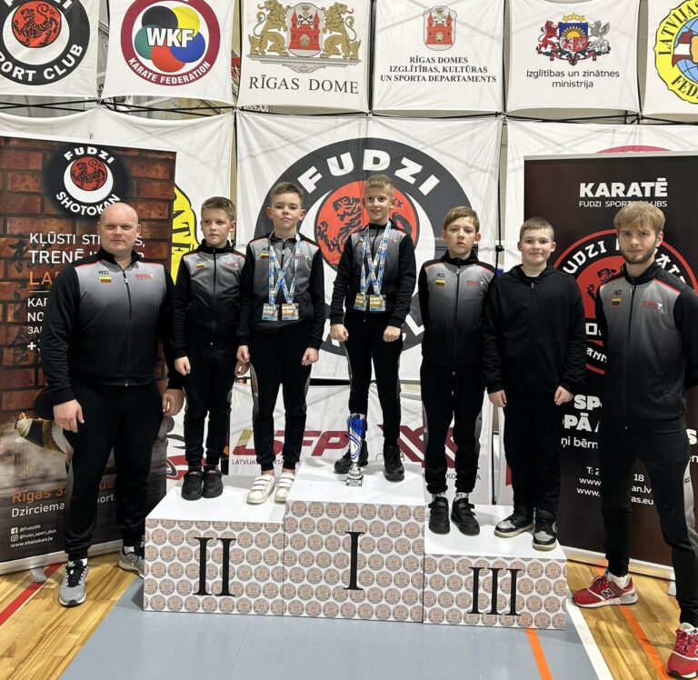 Radviliškio karatė klubas laimėjo pirmąją vietą varžybose Rygoje