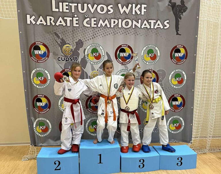 Sporto klubo „Rytų kovotojas“ sportininkų sėkmė Lietuvoje WKF karatė turnyre