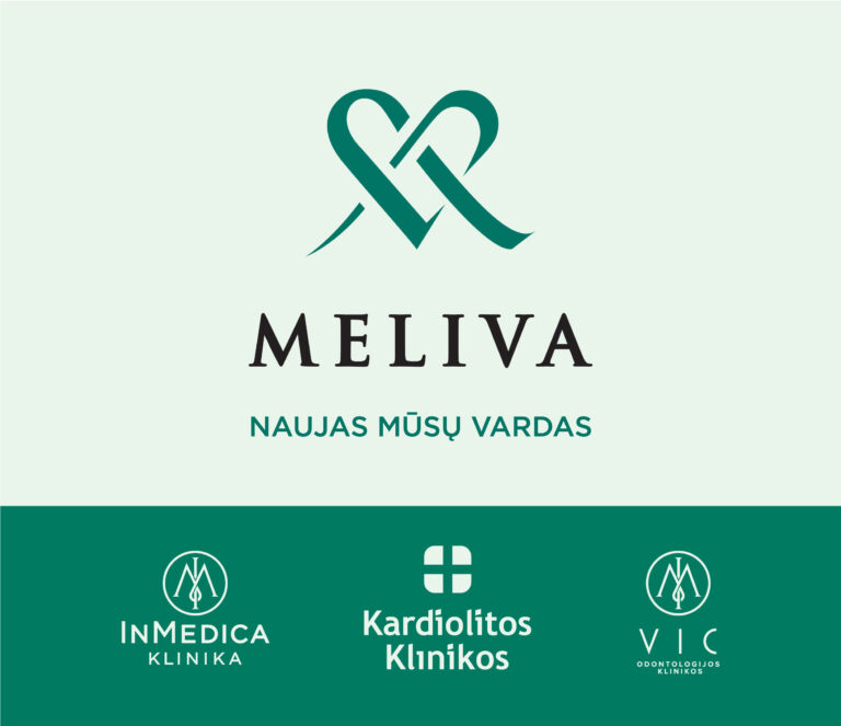 „InMedica“ klinikos, „Kardiolitos klinikos“ ir VIC odontologijos klinikos nuo šiol veiks nauju bendru vardu – „Meliva“