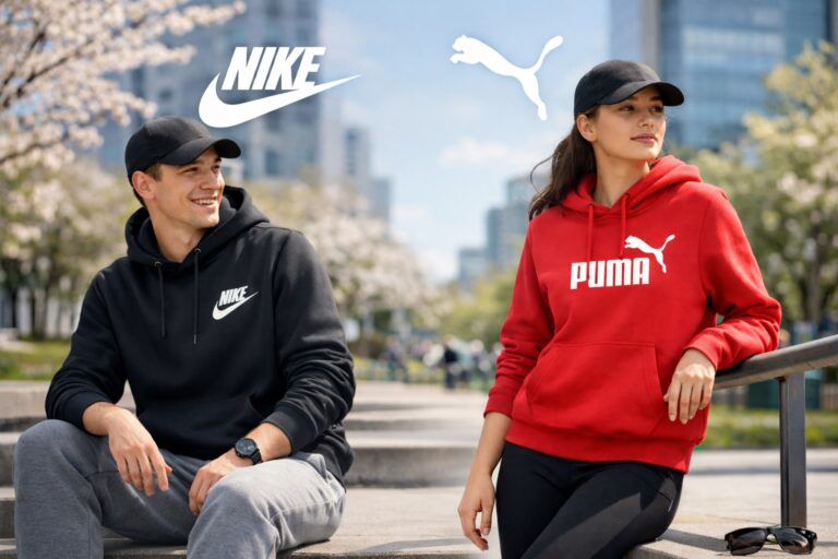 Sportiniai džemperiai pavasariui: kokius modelius renkasi Nike ir Puma gerbėjai?