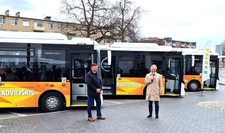 Radviliškyje – nauji elektrobusai: patogios, tylios ir nemokamos kelionės kiekvienam