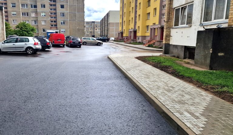Daugiabučių kiemų atnaujinimas Radviliškyje įgauna pagreitį
